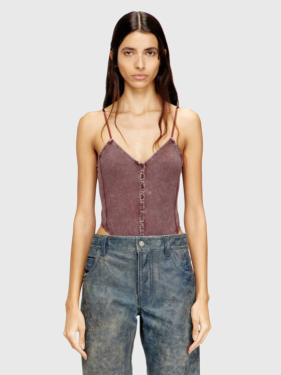 T-LEY ribbed bodysuit  - 1