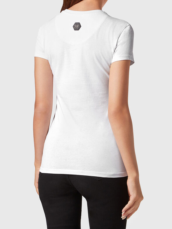 Black T-shirt with accent logo - 3
