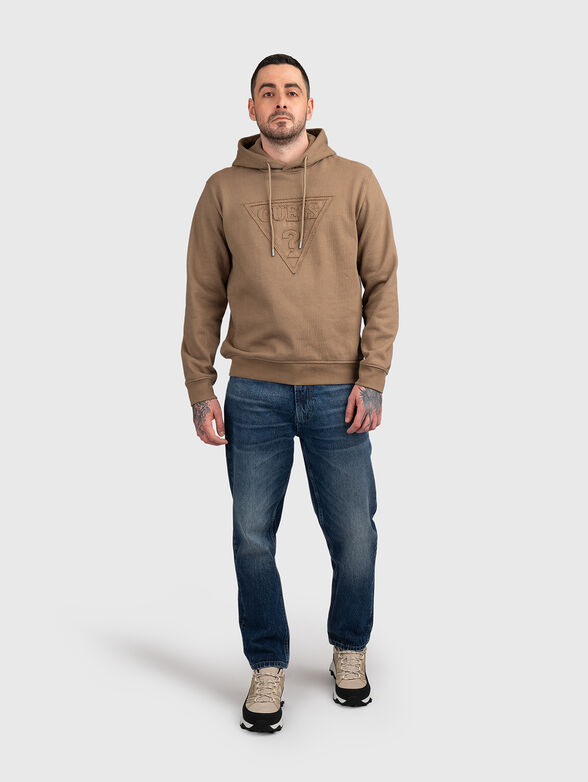 Hooded sweatshirt with a triangular logo - 2