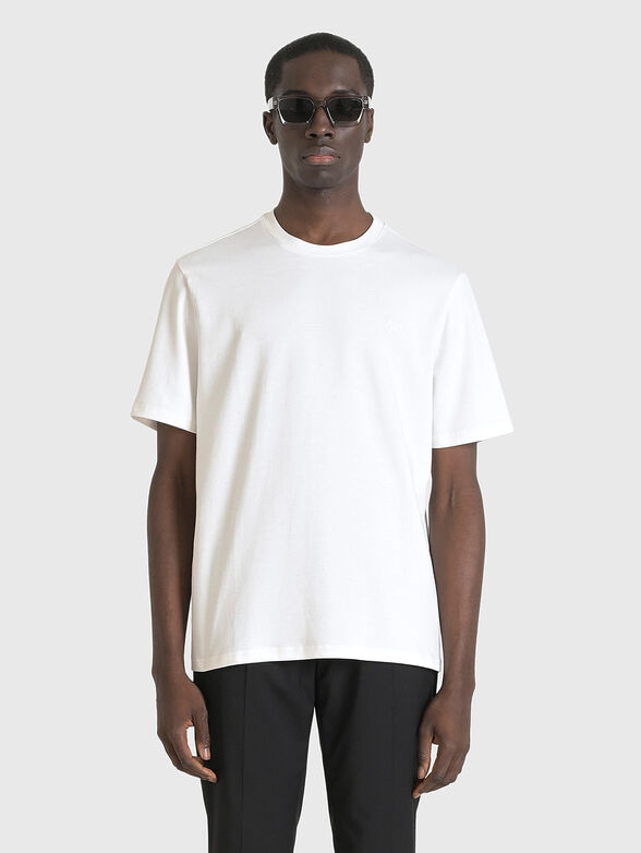 Cotton T-shirt with logo detail - 1