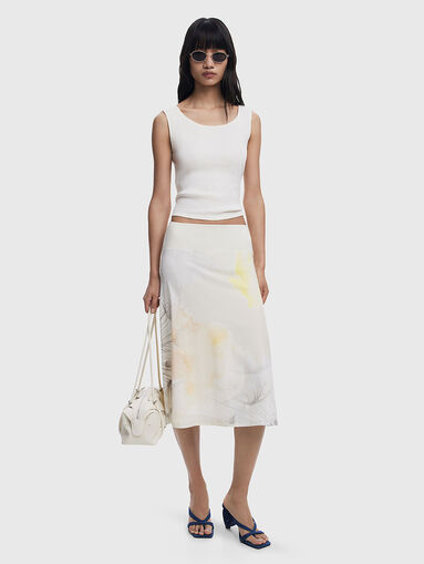 BRUMA cotton midi skirt - 4