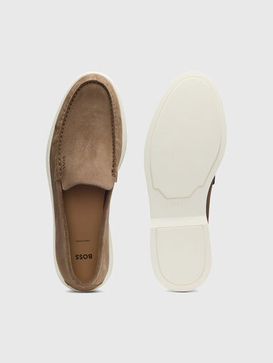 SIENNE suede loafers - 5