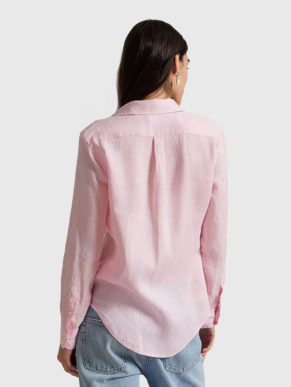 Long sleeved linen shirt - 3