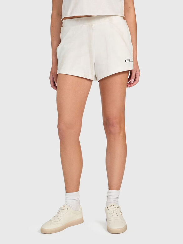 Shorts with tie-dye effect - 1