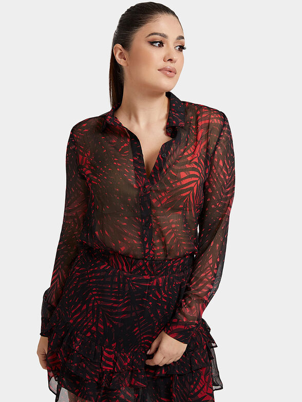 CLOUIS shirt with animal print - 1