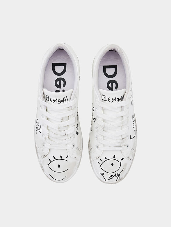 Unisex sneakers with drawings - 5