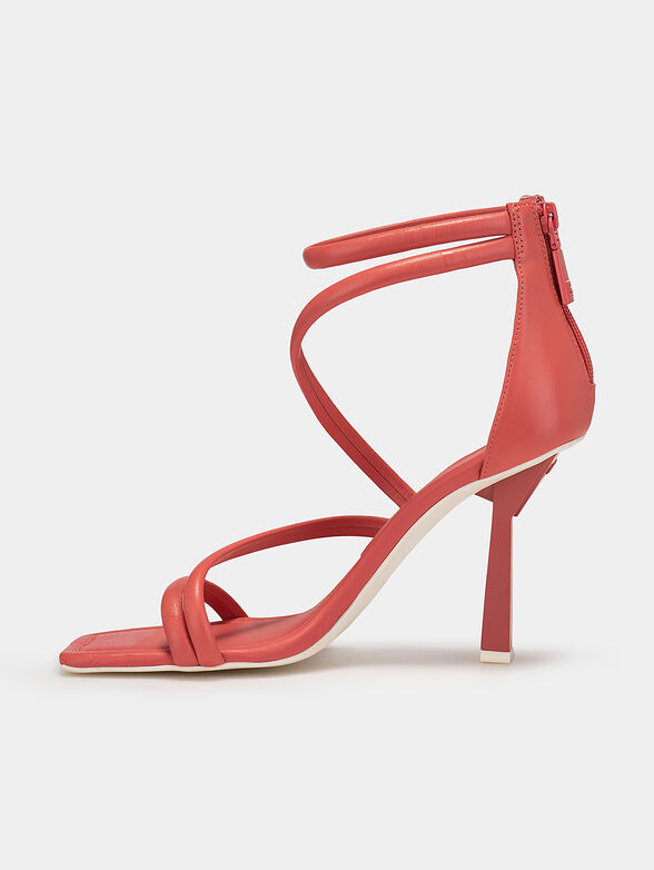 LEANCE black high-heeled sandals  - 4