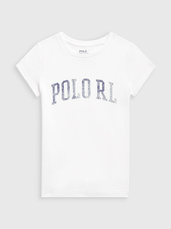 Cotton T-shirt logo print - 1