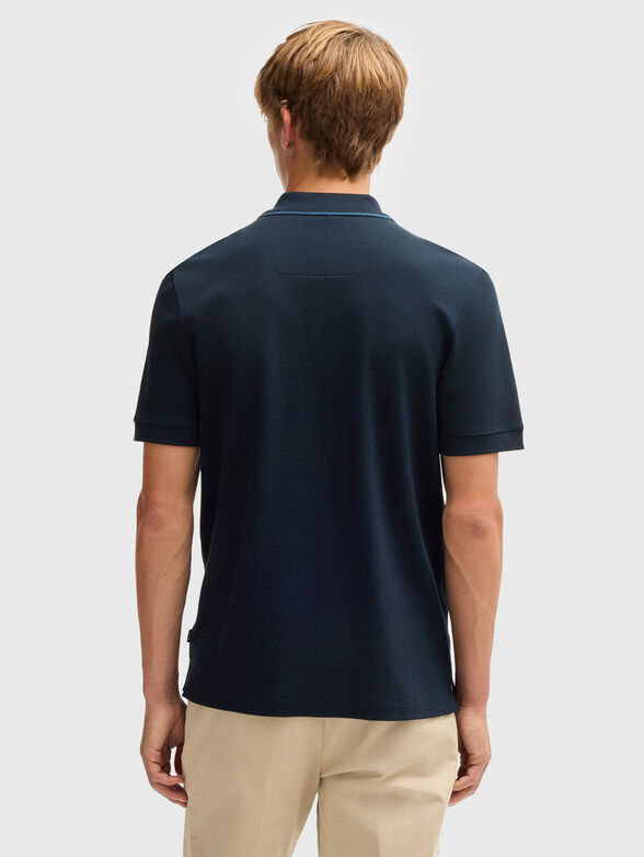 PARAS structured-cotton polo shirt with zip - 3