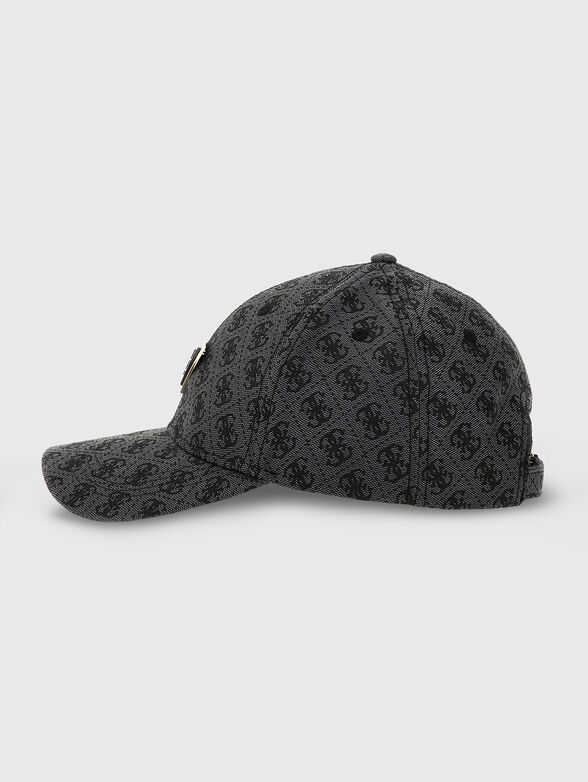 KATYA baseball cap with monogram logo print - 3