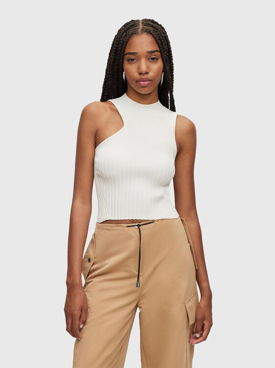 SHAREY asymmetrical detail top - 1