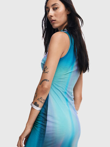 Tulle dress with gradient effect - 3