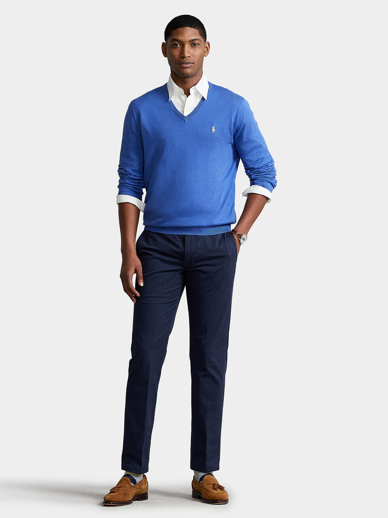 Polo ralph lauren navy blue sweater clearance