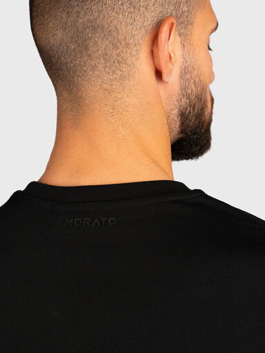 T-shirt with accent lettering and print - 4