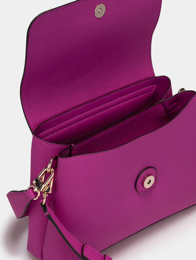 Shoulder bag with triangular logo - 5