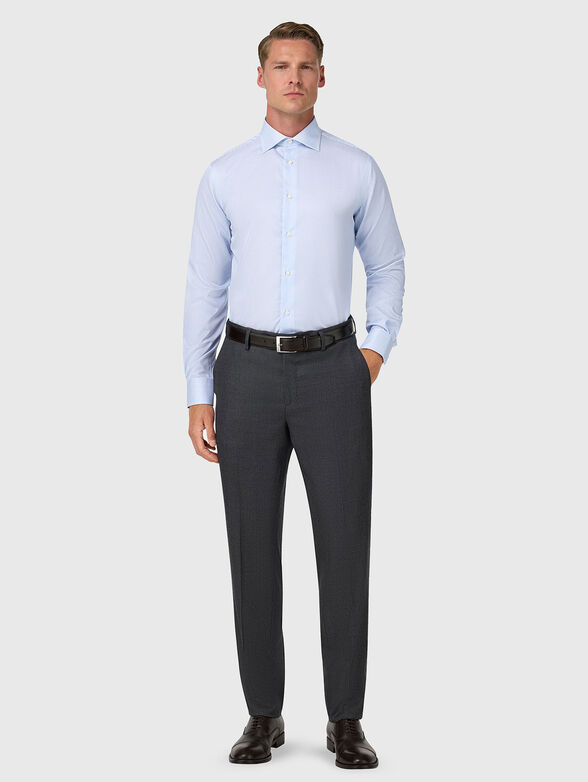 Cotton shirt with stripes  - 2