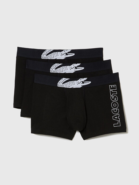 Set of three boxers with logo accents - 0