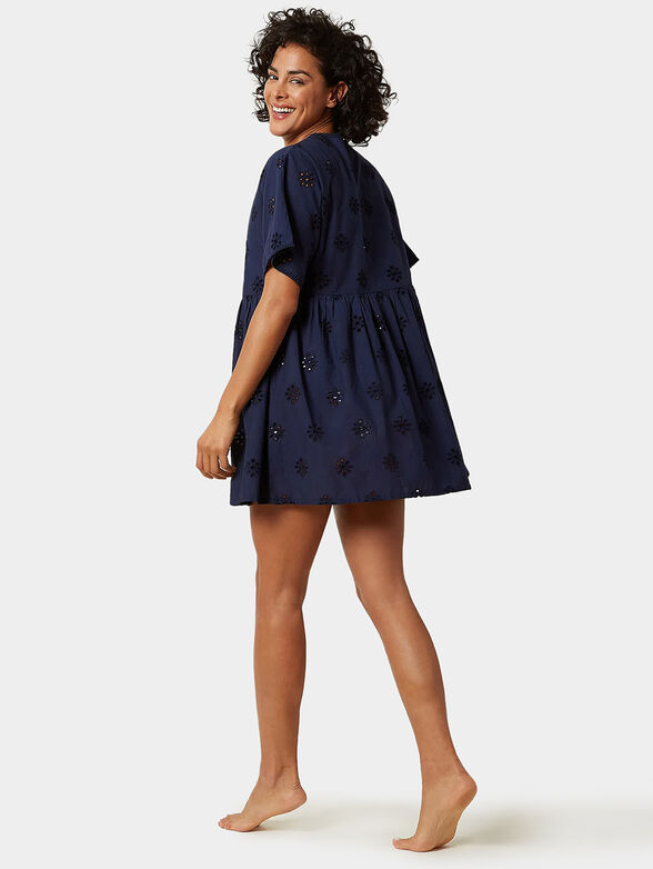 SUMMER GLAM kaftan in blue color - 2