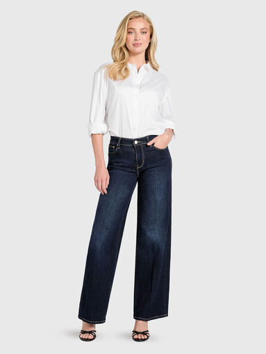SEXY PALAZZO mid rise wide leg jeans - 5