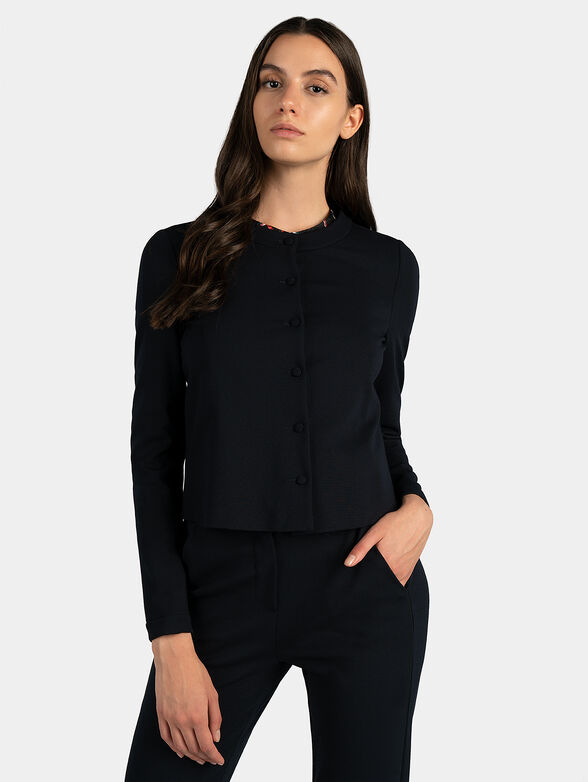 Jacket in dark blue color - 1