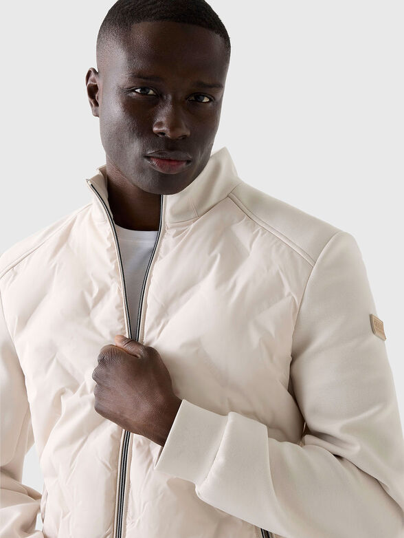 Quilted zip up jacket - 4