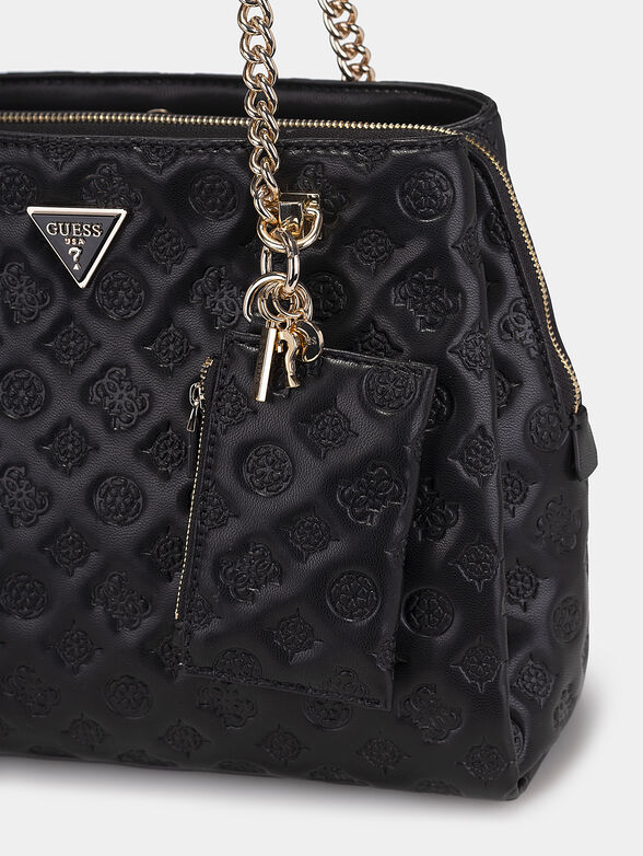 LA FEMME black bag with a detachable purse - 5