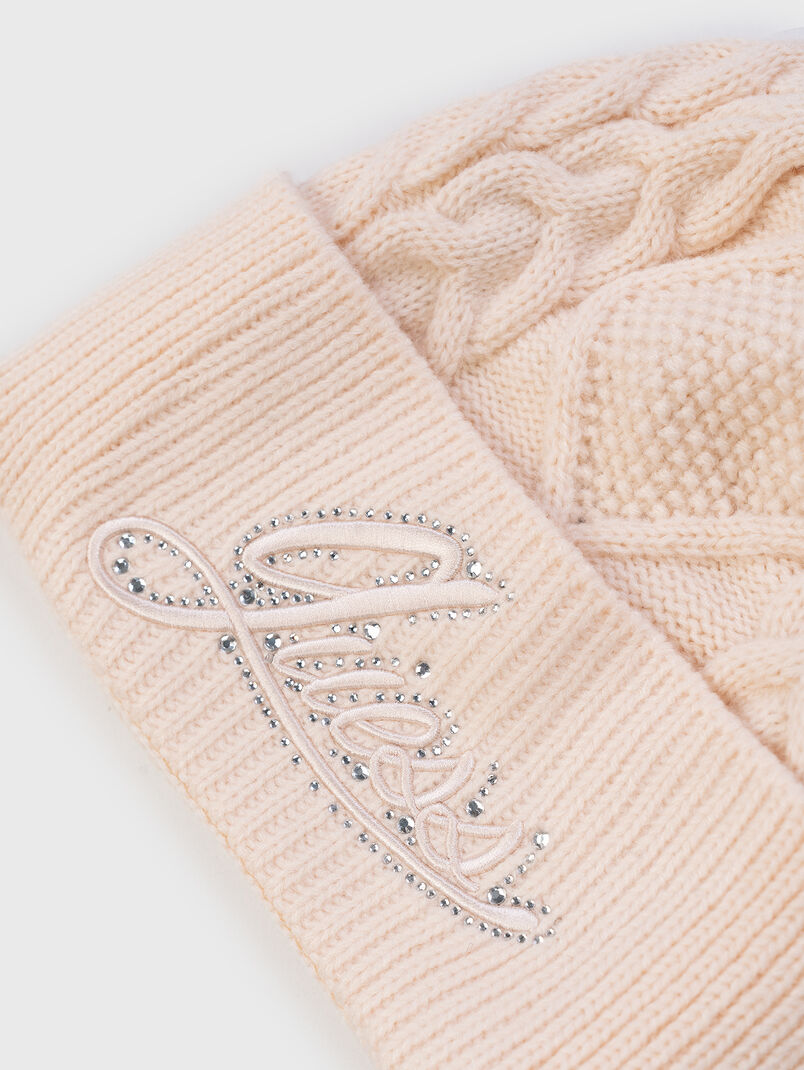 ROSELYN hat with logo and rhinestones - 3