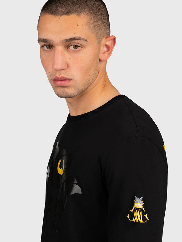 TL012 Cotton blouse with prints - 3