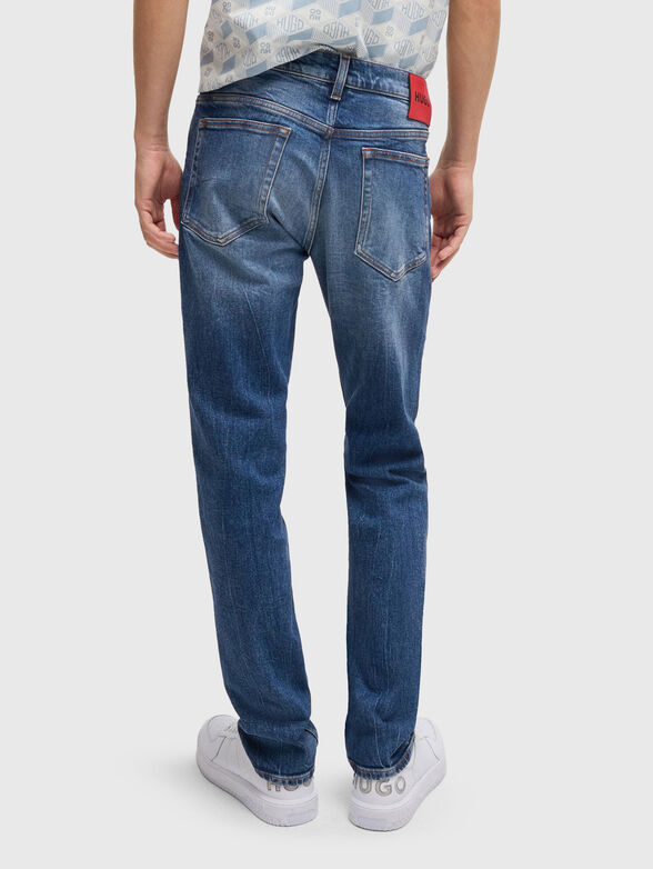 Slim fit jeans with with bleached effect - 2
