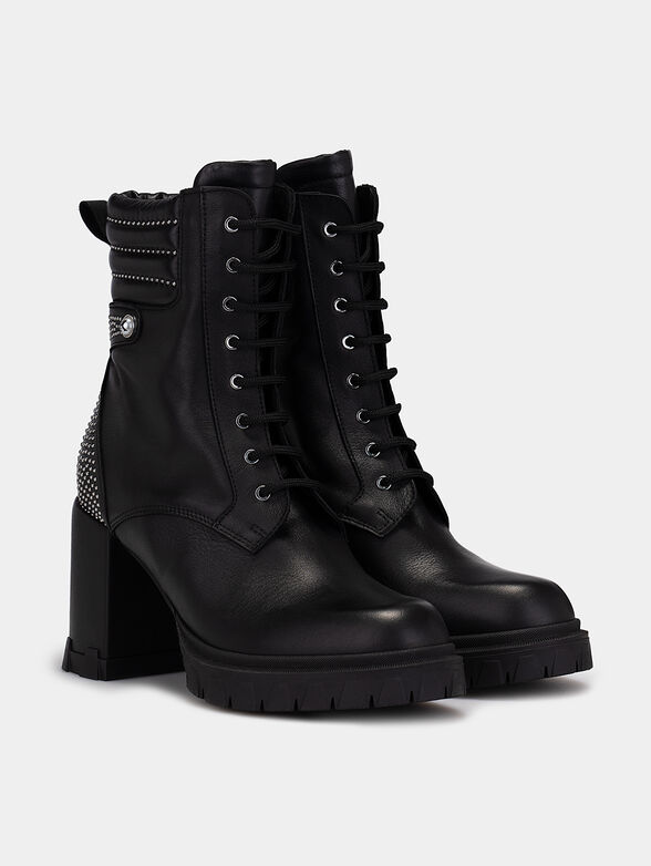 Ankle boots with accent studs - 2