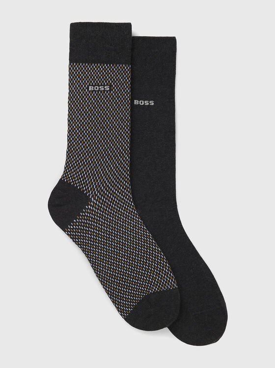 Set of two pairs of cotton socks - 1
