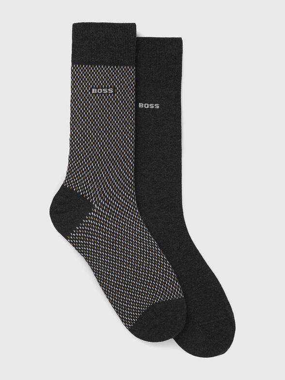 Set of two pairs of cotton socks - 1