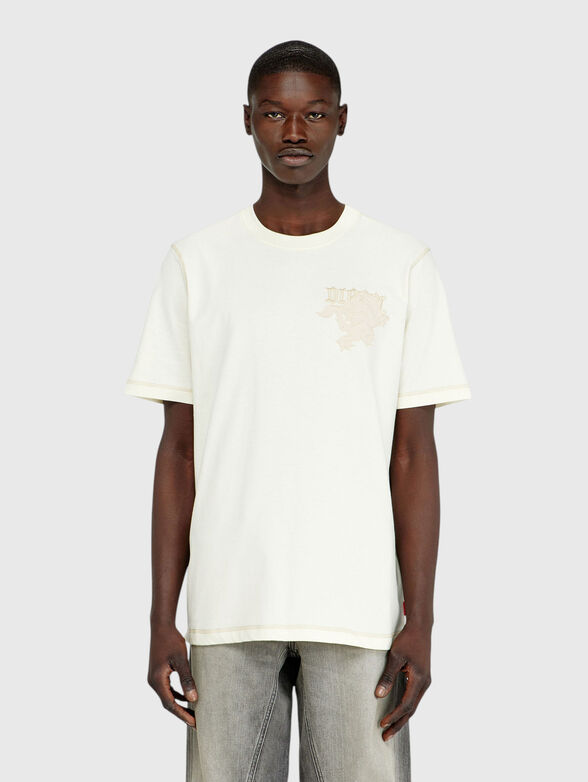 Cotton T-shirt with logo detail - 1