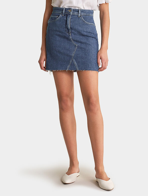 Mini jeans skirt - 1