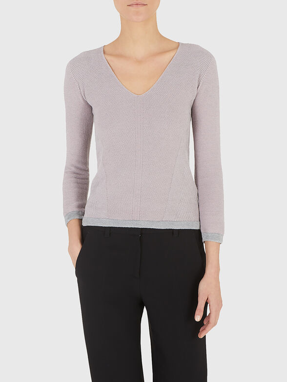 V-neck sweater - 3