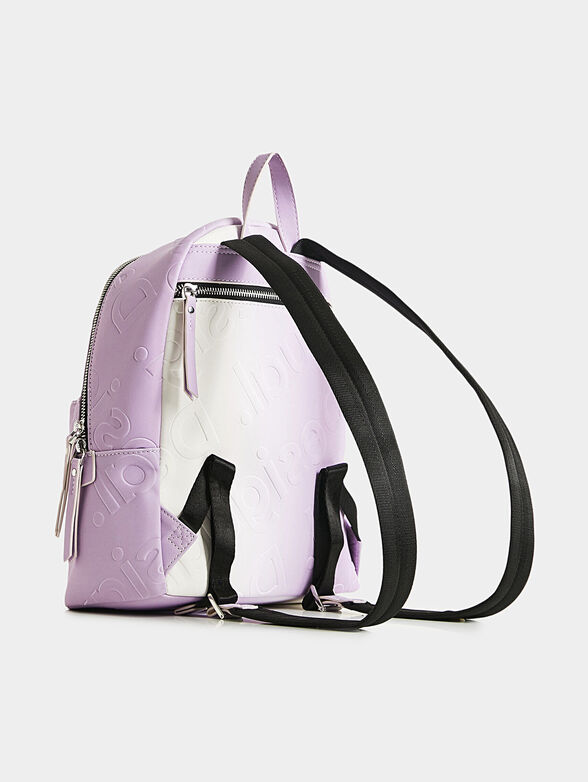 Backpack with embossed logo and ombre effect - 4