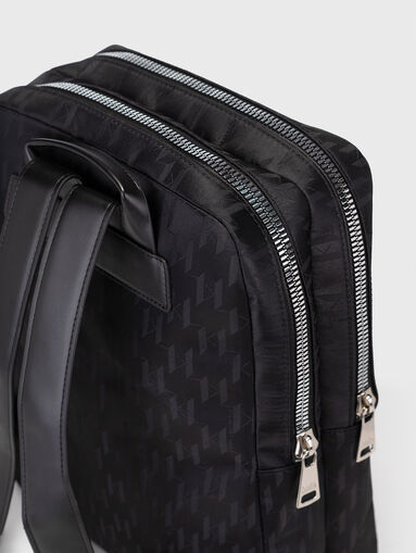 Backpack with monogram print - 5
