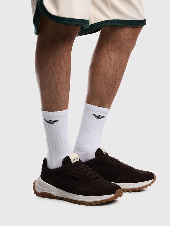 EAGLE CLUB capsule collection suede sneakers - 2