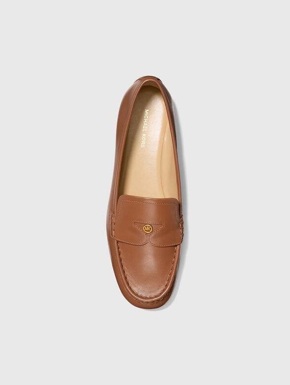 JENNINGS leather loafers in black  - 4