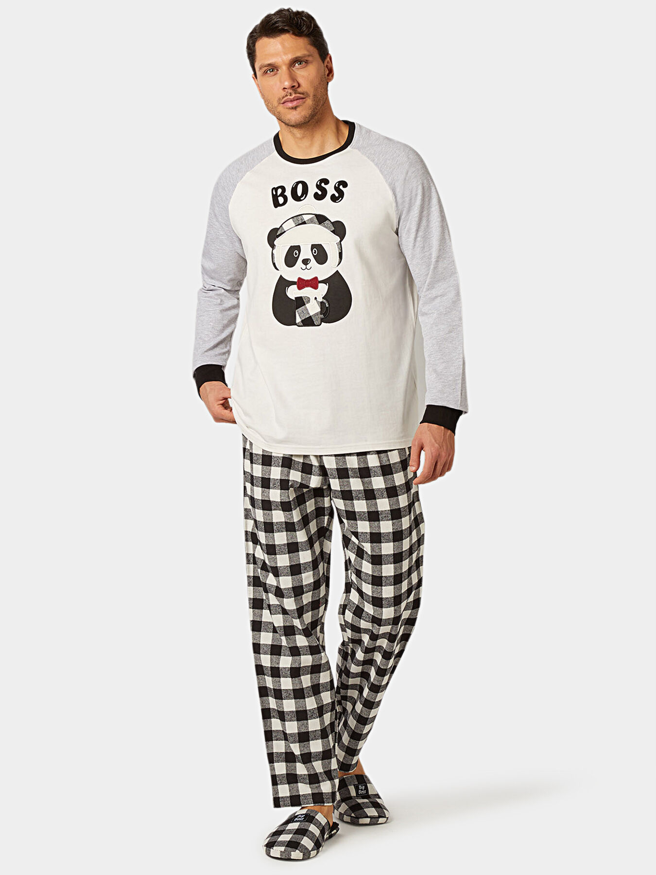 PANDA FAMILY cotton pyjamas brand YAMAMAY