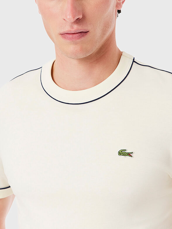 Cotton T-shirt with logo - 4