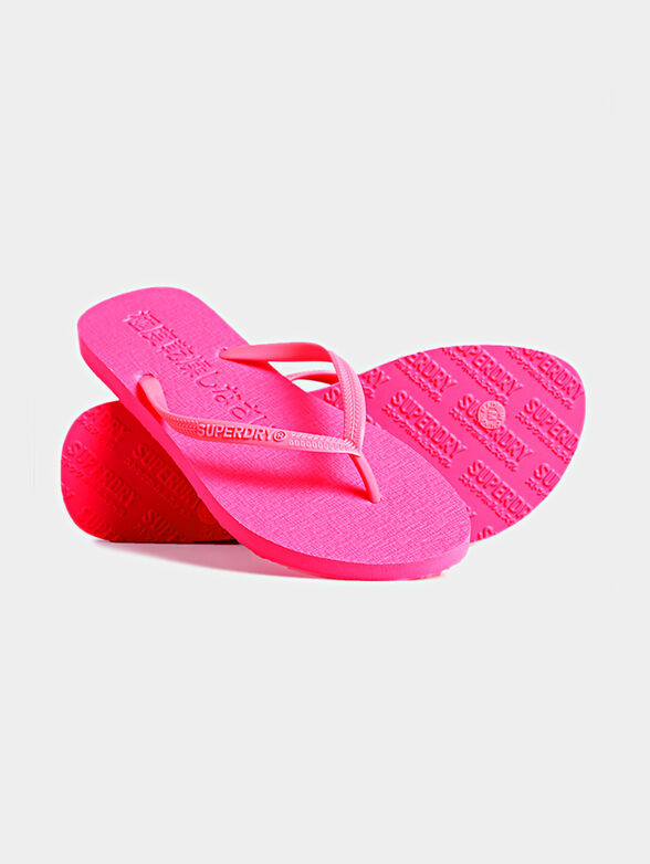 SUPER SLEEK Black flip flops - 1