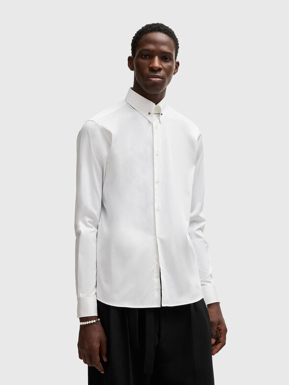 White cotton shirt - 0