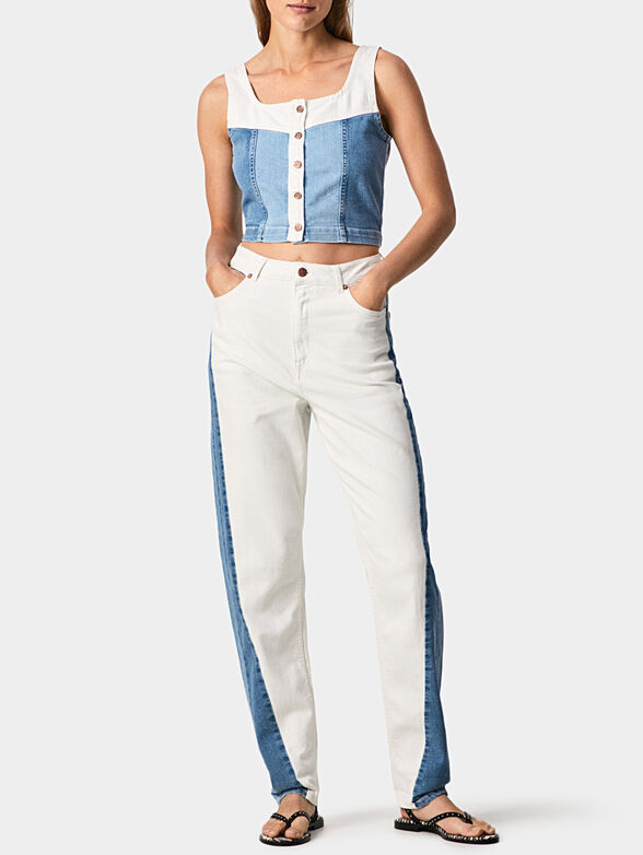 RUBY BLEND top with buttons - 2