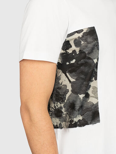 Cotton t-shirt with contrasting detail - 3