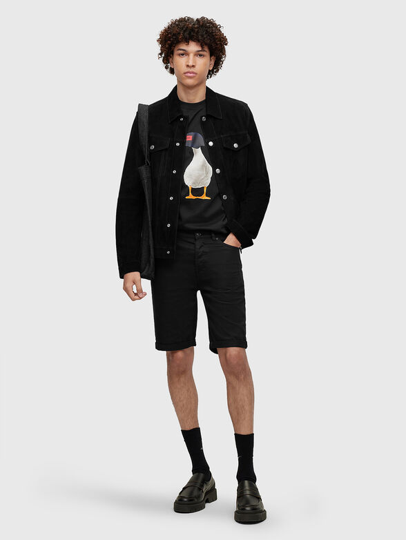 DUCKY T-shirt with contrast print - 2