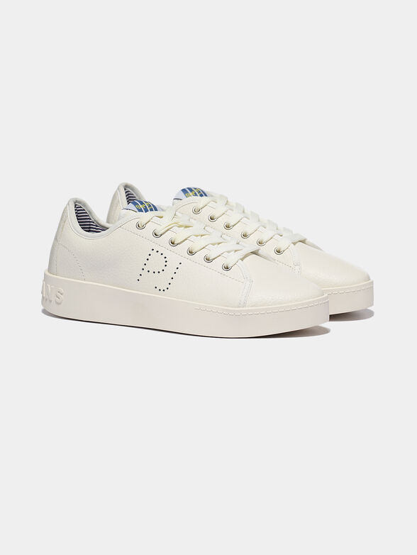BRIXTON Leather sneakers with logo perforation - 2