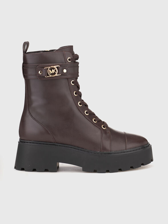 MANDY leather lace up boots - 1