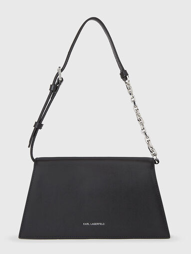 K/SIGNATURE 2.0 black leather bag with logo accent - 3