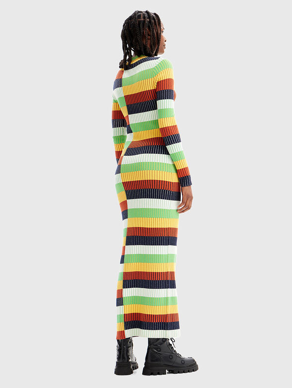 Dress with striped print  - 2